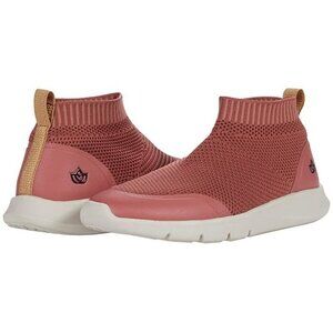 Spenco  Yoga Stretch Orthotic Sneakers Sz 8.5B Brick Red Slip On Lightweight